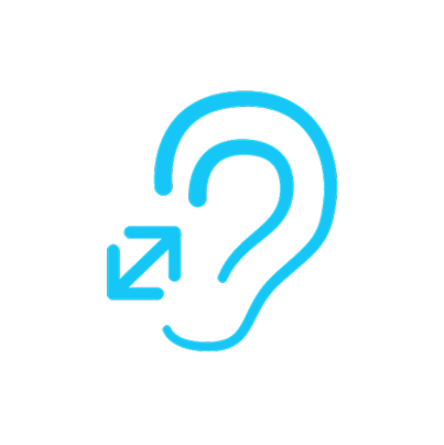 Blue all day comfort logo.