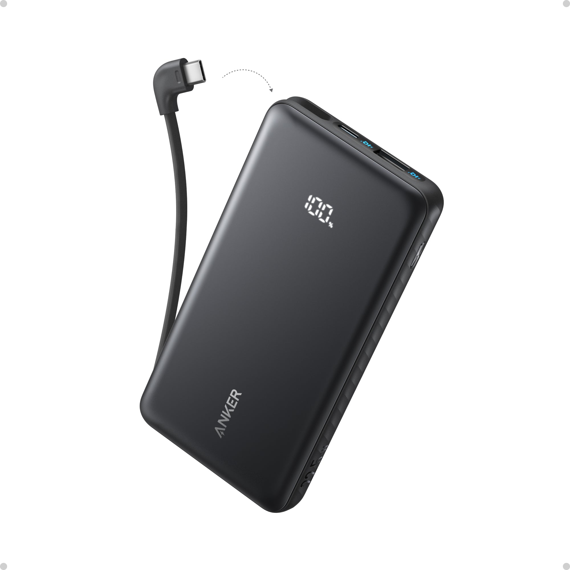 Anker Powerbank 10K 22.5W built-in USB-C Cable