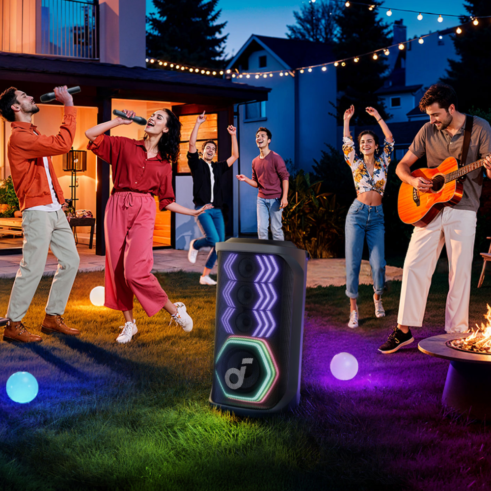 Soundcore Rave 3 Party Speaker: AI-Driven Karaoke & 160W Sound